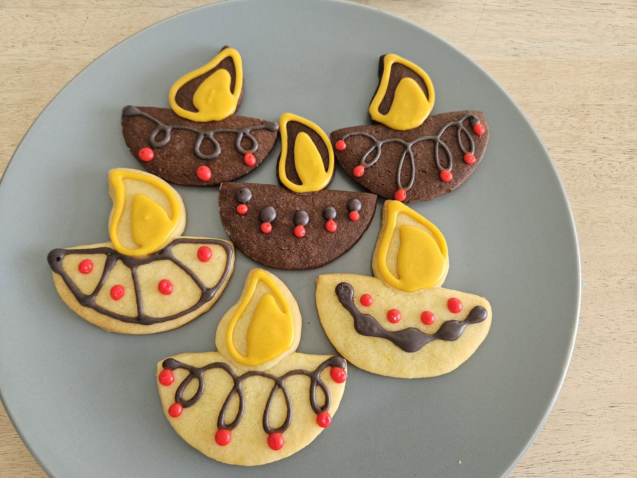 Diwali (diyas) Cookies_5