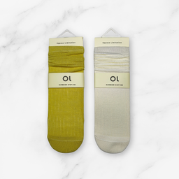 [10093] - 5 Pairs Women’s Viscose-Blend High-Cut Crew Socks – Soft, Breathable & Everyday Comfort 
