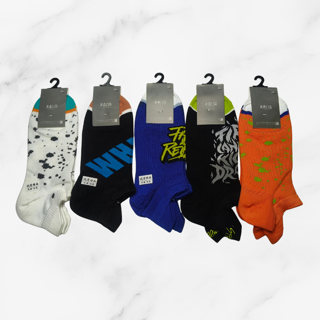 [10084] - 3 Pairs Men’s High-Cotton Low-Cut Ankle Socks – Odor-Resistant, Breathable & Everyday Comfort _1