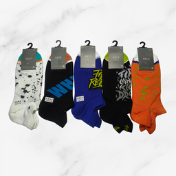 [10084] - 3 Pairs Men’s High-Cotton Low-Cut Ankle Socks – Odor-Resistant, Breathable & Everyday Comfort 