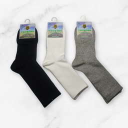 [10080] - 3 Pairs Men’s High-Cotton High-Cut Crew Socks – Odor-Resistant, Breathable & Everyday Comfort 