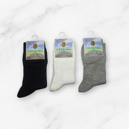 [10080] - 3 Pairs Men’s High-Cotton High-Cut Crew Socks – Odor-Resistant, Breathable & Everyday Comfort 