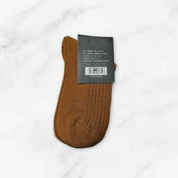 [10079] - 5 Pairs Men’s Cotton Blend High-Cut Crew Socks – Breathable Stripes/Plain & Everyday Comfort 