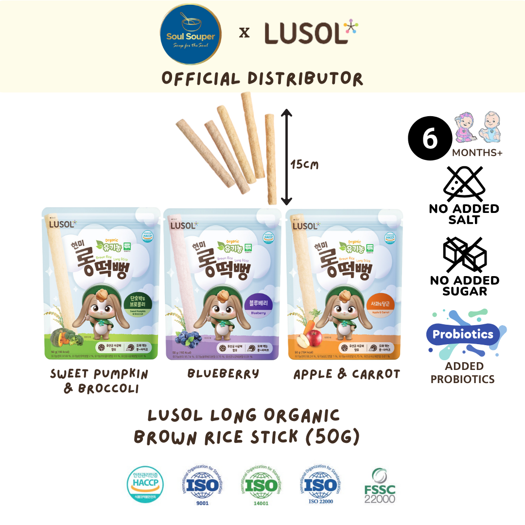 (6m+) Lusol Long Organic Brown Rice Sticks_0