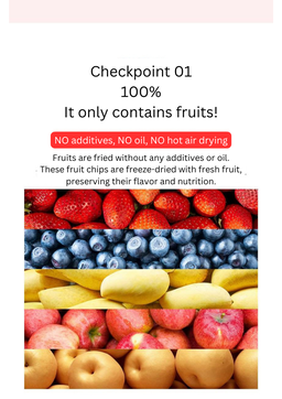 100% Freeze Dried Fruits (6m+/12m+/13m+)