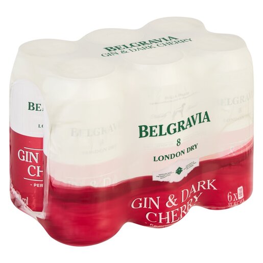 Belgravia Gin & Dark Cherry 440ml_0