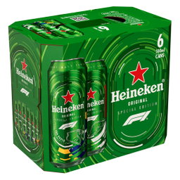 Heineken Lager Can 6 x 500ml