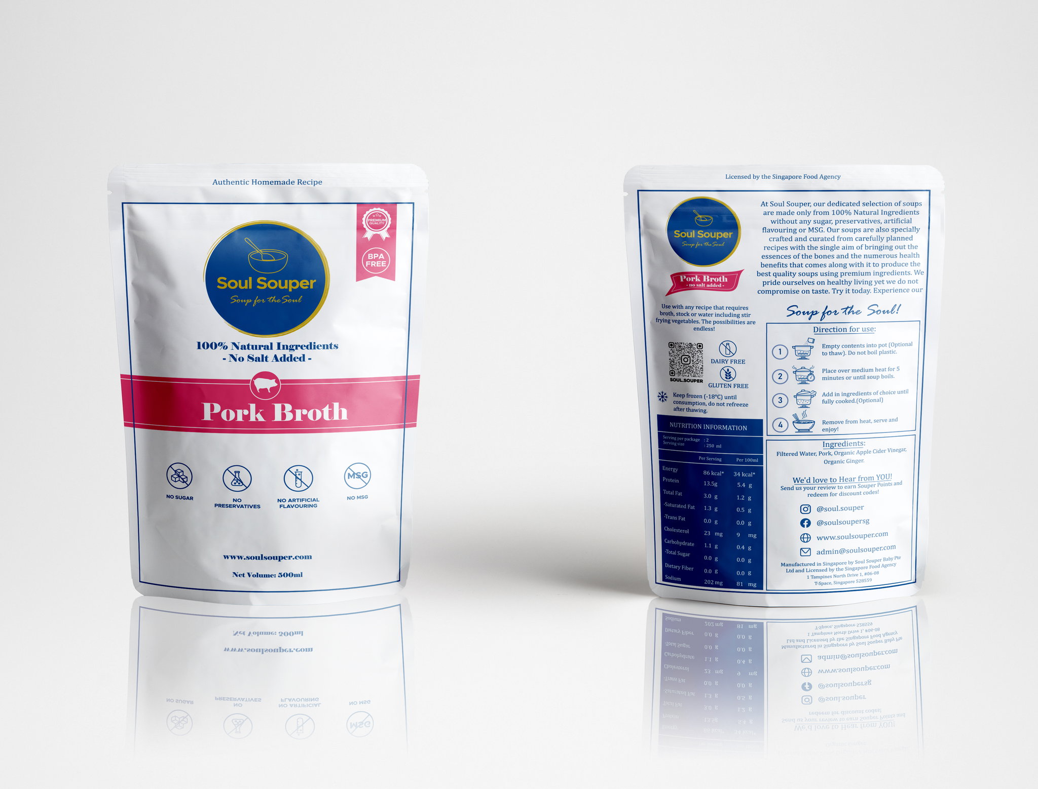 Pork Bone Broth - 500ml (Salted/Unsalted)_2