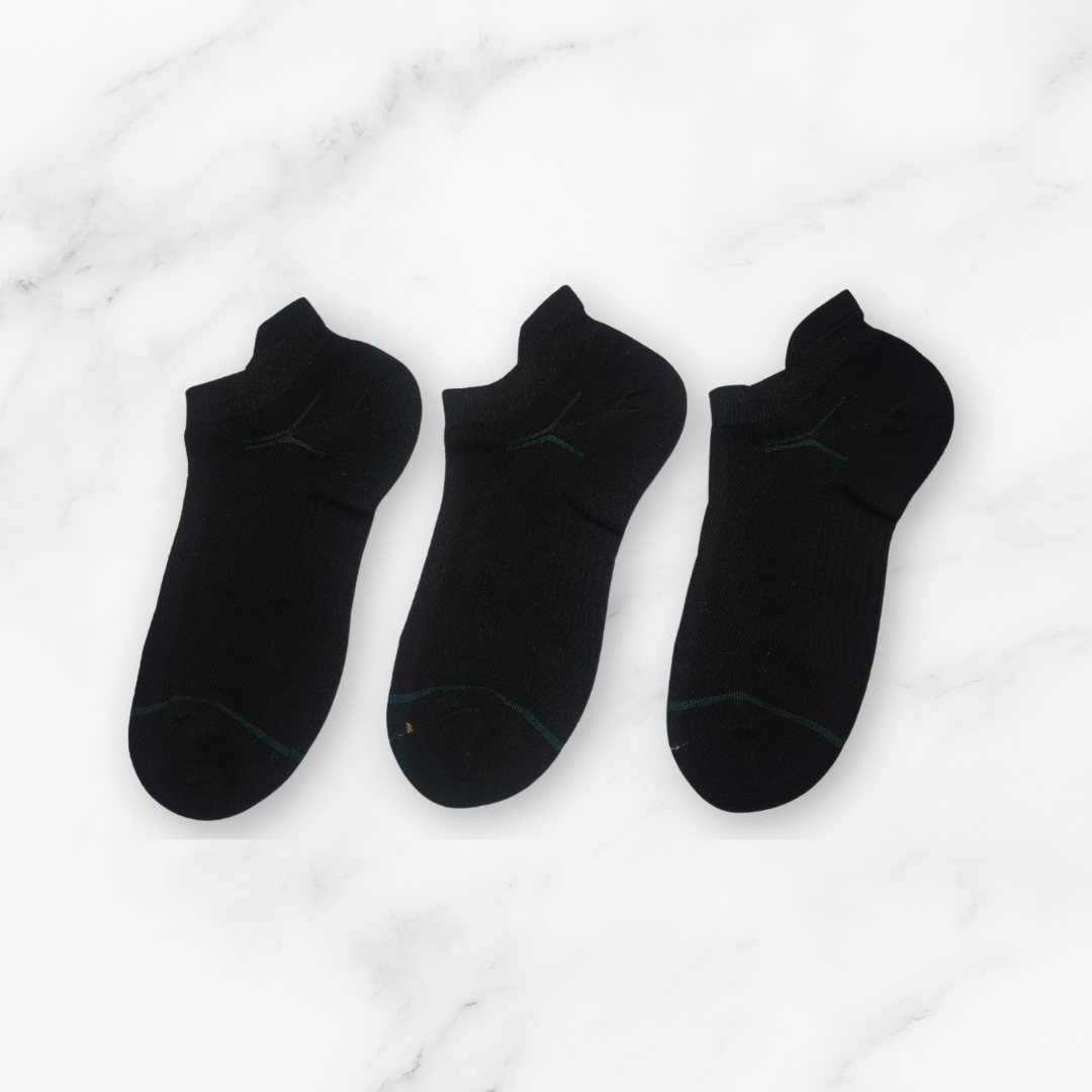 [10057] - 5 Pairs Women’s Cotton Blend Low-Cut Ankle Socks – Soft, Breathable & Everyday Comfort _4