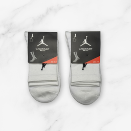 [10200] - 2 Pairs Men’s High-Cotton High-Cut Crew Socks – Breathable, Sweat-Absorbing & Minimal 