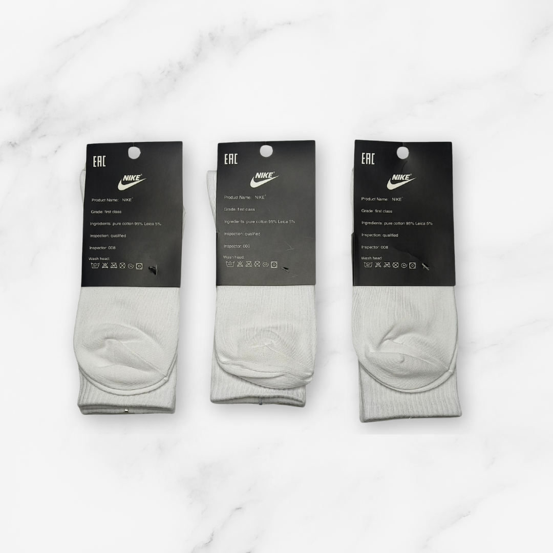[10197] - 3 Pairs Men’s High-Cotton High-Cut Crew Socks – Breathable, Sport Motif & Everyday Comfort _2