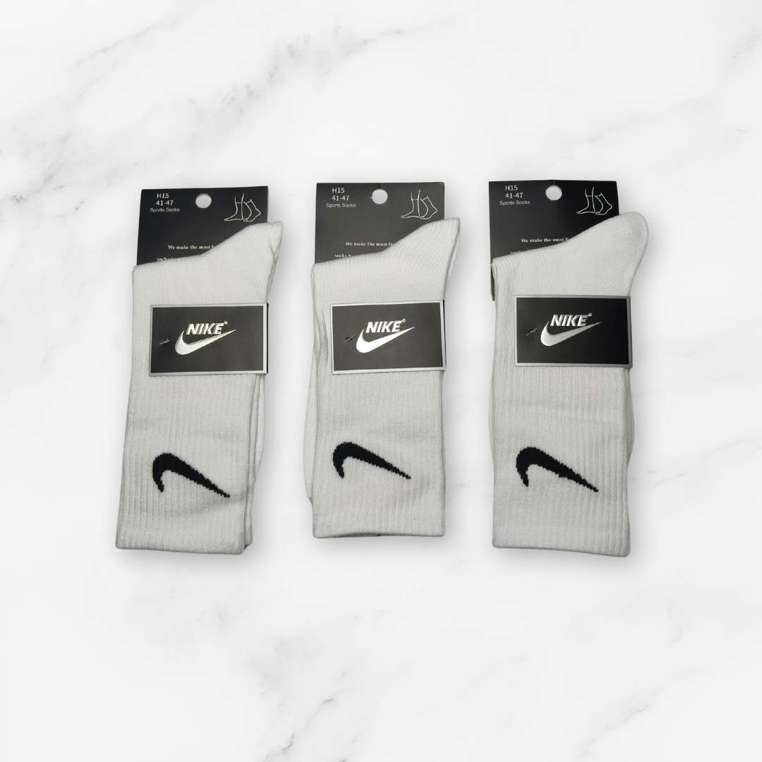 [10197] - 3 Pairs Men’s High-Cotton High-Cut Crew Socks – Breathable, Sport Motif & Everyday Comfort _1