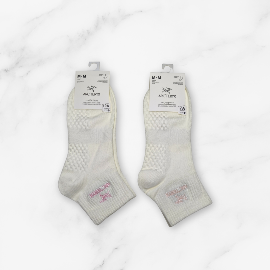 [10196] - 5 Pairs Women’s High-Cotton Crew Socks – Cushioned, Antibacterial & Sweat-Absorbing _5