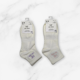 [10196] - 5 Pairs Women’s High-Cotton Crew Socks – Cushioned, Antibacterial & Sweat-Absorbing 