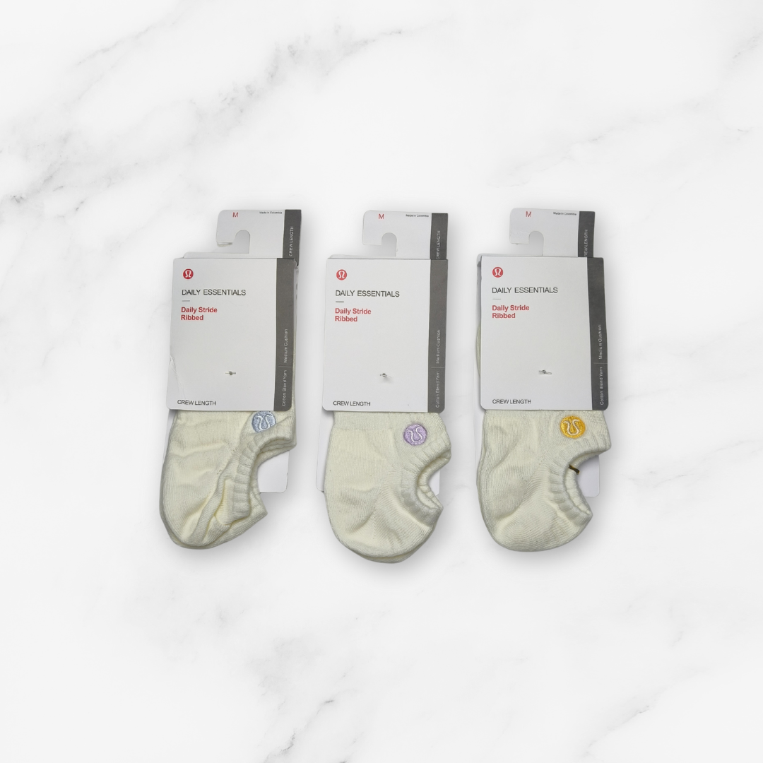 [10191] - 5 Pairs Women’s Cotton Blend Low-Cut Ankle Socks – Breathable, Embroidered/Plain & Everyday Comfort _4