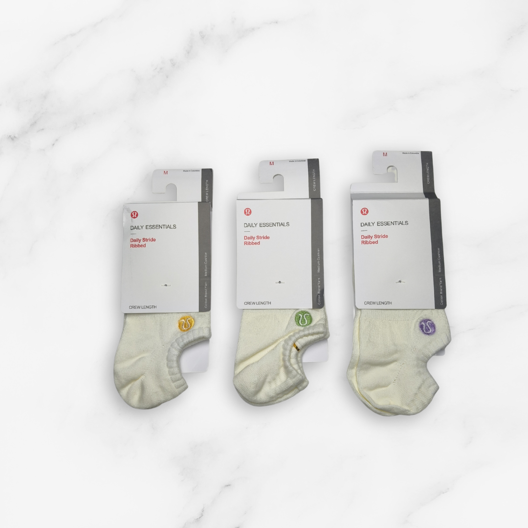 [10191] - 5 Pairs Women’s Cotton Blend Low-Cut Ankle Socks – Breathable, Embroidered/Plain & Everyday Comfort _5
