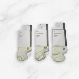[10191] - 5 Pairs Women’s Cotton Blend Low-Cut Ankle Socks – Breathable, Embroidered/Plain & Everyday Comfort 