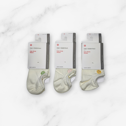 [10191] - 5 Pairs Women’s Cotton Blend Low-Cut Ankle Socks – Breathable, Embroidered/Plain & Everyday Comfort 