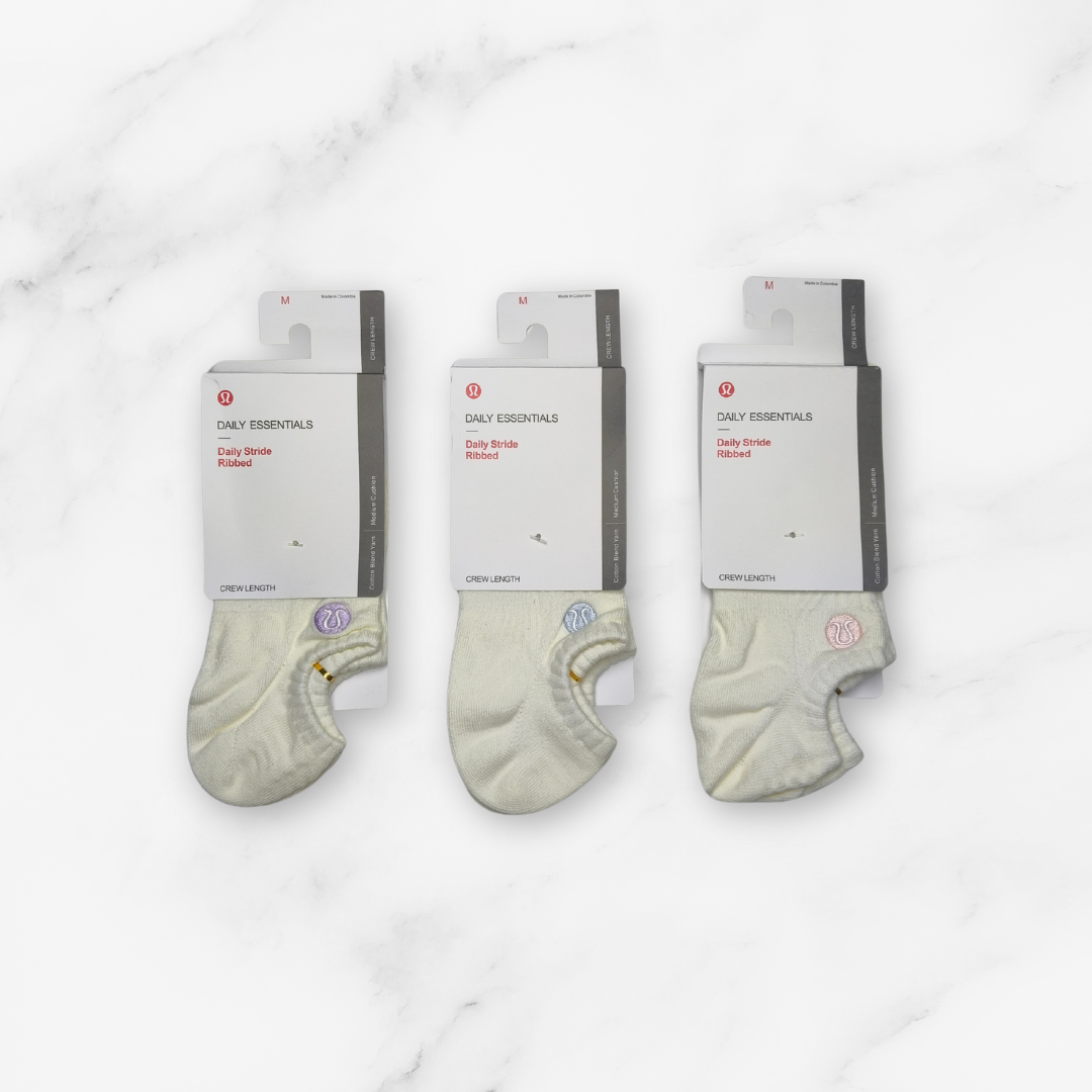 [10191] - 5 Pairs Women’s Cotton Blend Low-Cut Ankle Socks – Breathable, Embroidered/Plain & Everyday Comfort _2