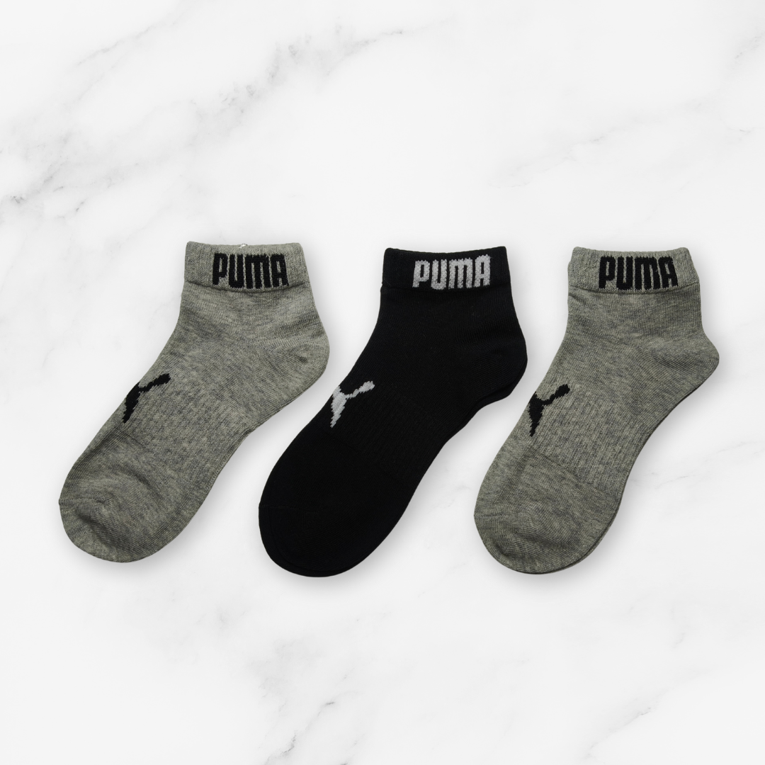 [10182] - 3 Pairs Men’s Cotton Blend Low-Cut Ankle Socks – Breathable & Sweat-Absorbing _2
