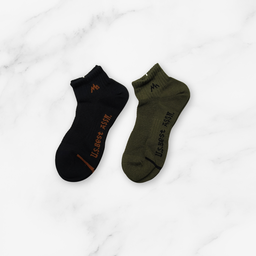 [10173] - 5 Pairs Men’s Cotton Blend Low-Cut Ankle Socks – Breathable, Sweat-Absorbing & Minimal 