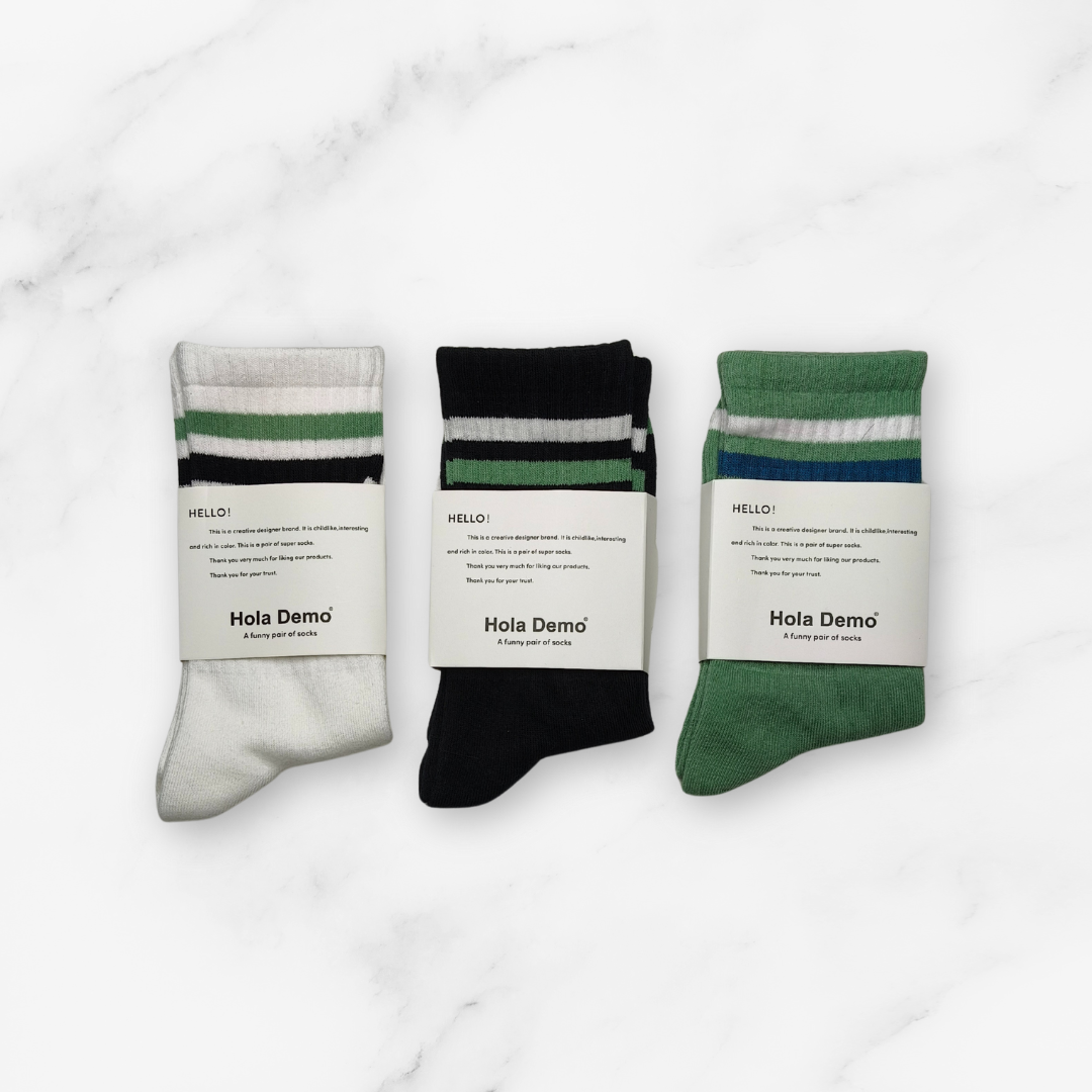 [10152] - 3 Pairs Men’s High-Cotton High-Cut Crew Socks – Breathable, Cushioned & Sweat-Absorbing _3