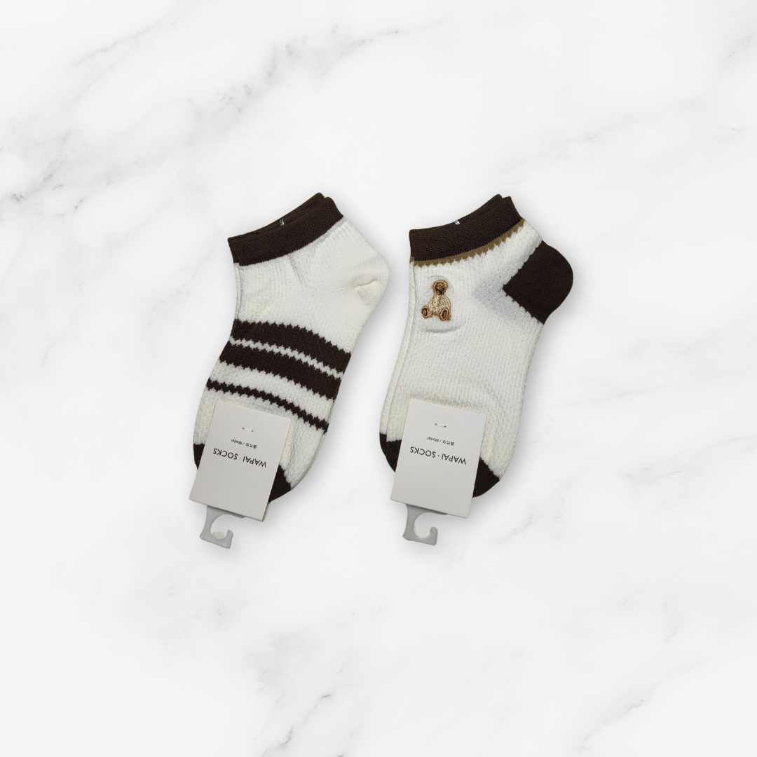 [10144] - 3 Pairs Women’s Modal Blend Low-Cut Ankle Socks – Soft, Breathable & Minimal _5