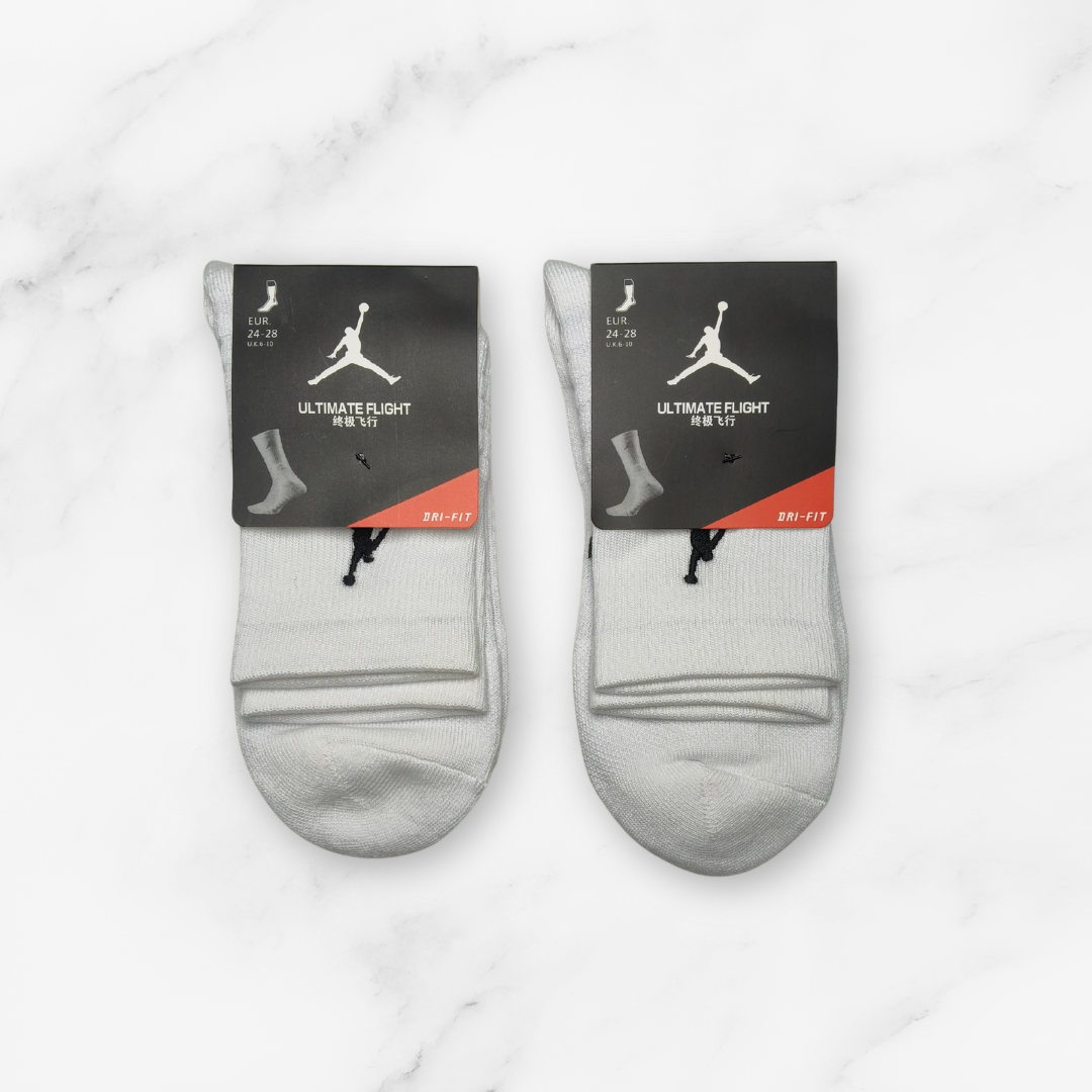 [10200] - 2 Pairs Men’s High-Cotton High-Cut Crew Socks – Breathable, Sweat-Absorbing & Minimal _4