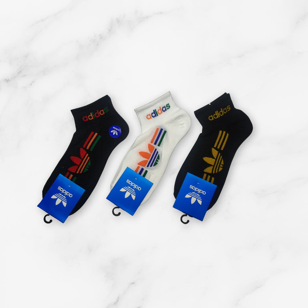 [10190] - 3 Pairs Men’s Cotton Low-Cut Ankle Socks – Breathable, Sweat-Absorbing & Minimal _5