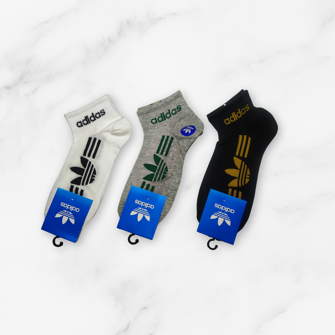 [10190] - 3 Pairs Men’s Cotton Low-Cut Ankle Socks – Breathable, Sweat-Absorbing & Minimal _7