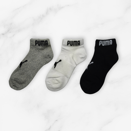 [10182] - 3 Pairs Men’s Cotton Blend Low-Cut Ankle Socks – Breathable & Sweat-Absorbing 