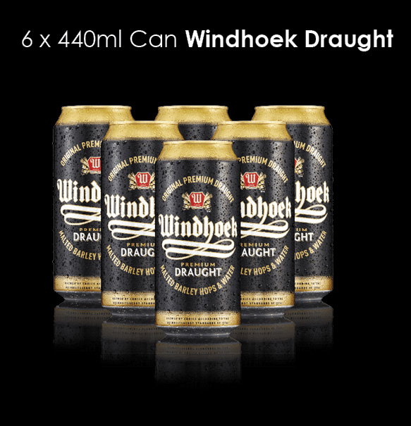 Windhoek Draught 440ml x6_0