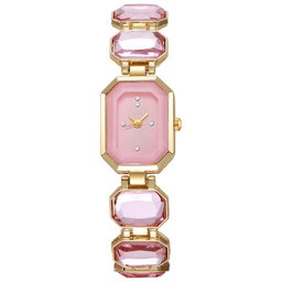 Montre Élégance Azura – Bracelet doré et cadran bleu royal