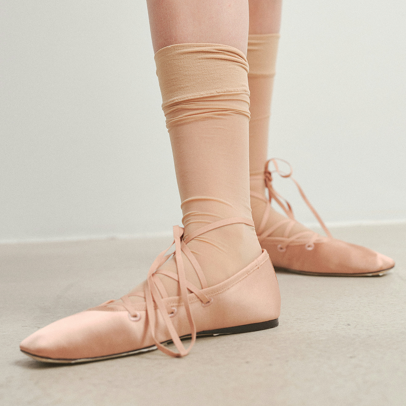 Satin Ballet Flats_0