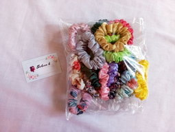 Wholesale Satin and Cotton Scrunchies – Skinny Size