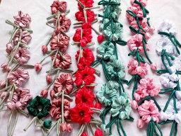 Wholesale Tulip Flower Scrunchie