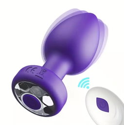 PLUG ANAL VIBRATORIO A CONTROL REMOTO 