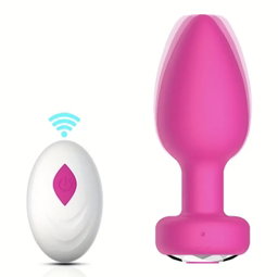 PLUG ANAL VIBRATORIO A CONTROL REMOTO 
