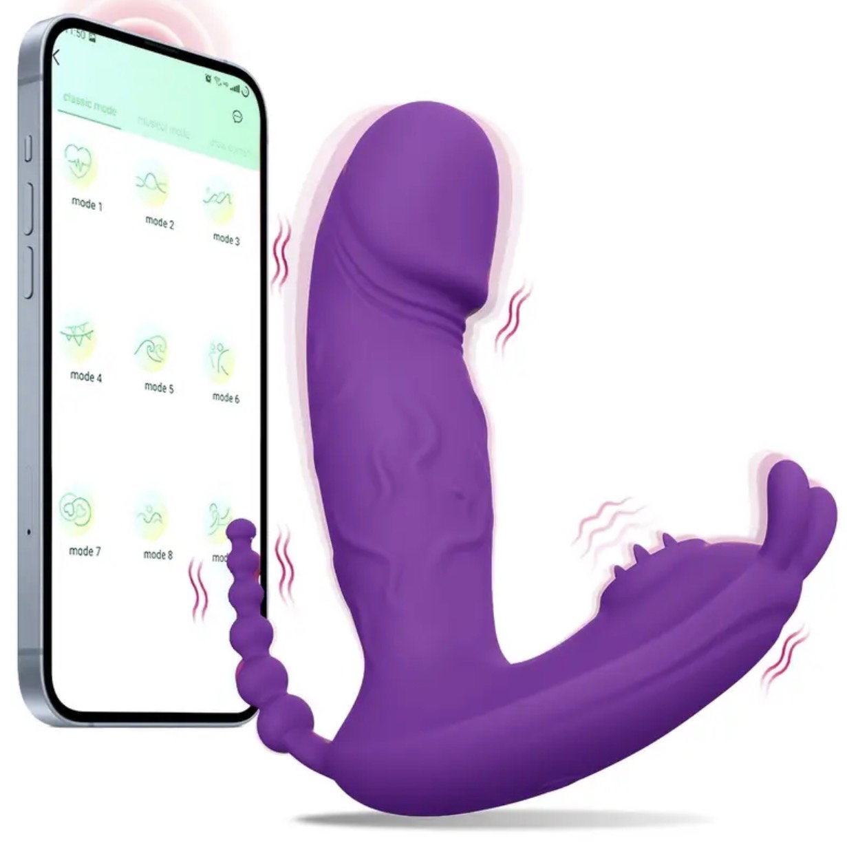 DILDO VIBRATORIO TRIPLE ACCIÓN _1
