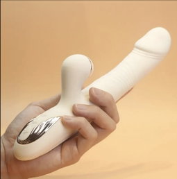 DILDO VIBRATORIO MÁS SUCCIÓN DE CLITORIS 