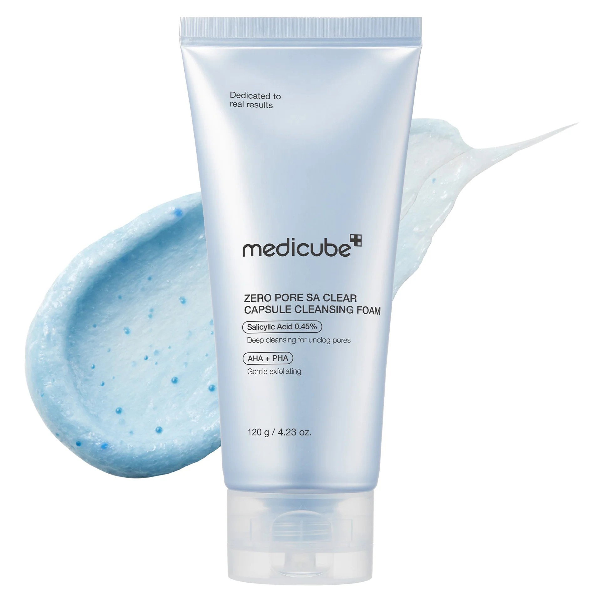 Medicube Zero Pore SA Clear Capsule Cleansing Foam - 120g_0