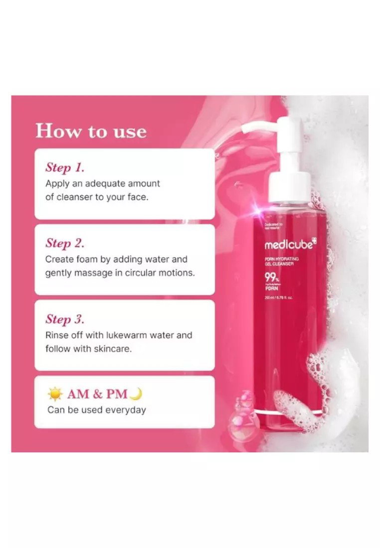 Medicube PDRN Hydrating Gel Cleanser - 200ml_1
