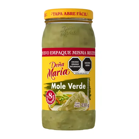 Doña María mole verde en pasta 230 g