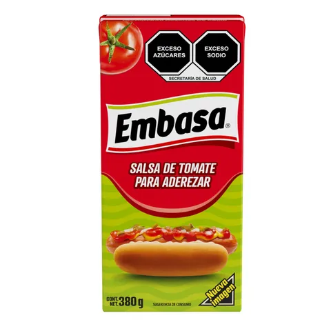 Embasa, Salsa Catsup, 380 gramos