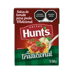 Hunts Salsa Hunt Para Pasta Tradicional - 360 Gramos