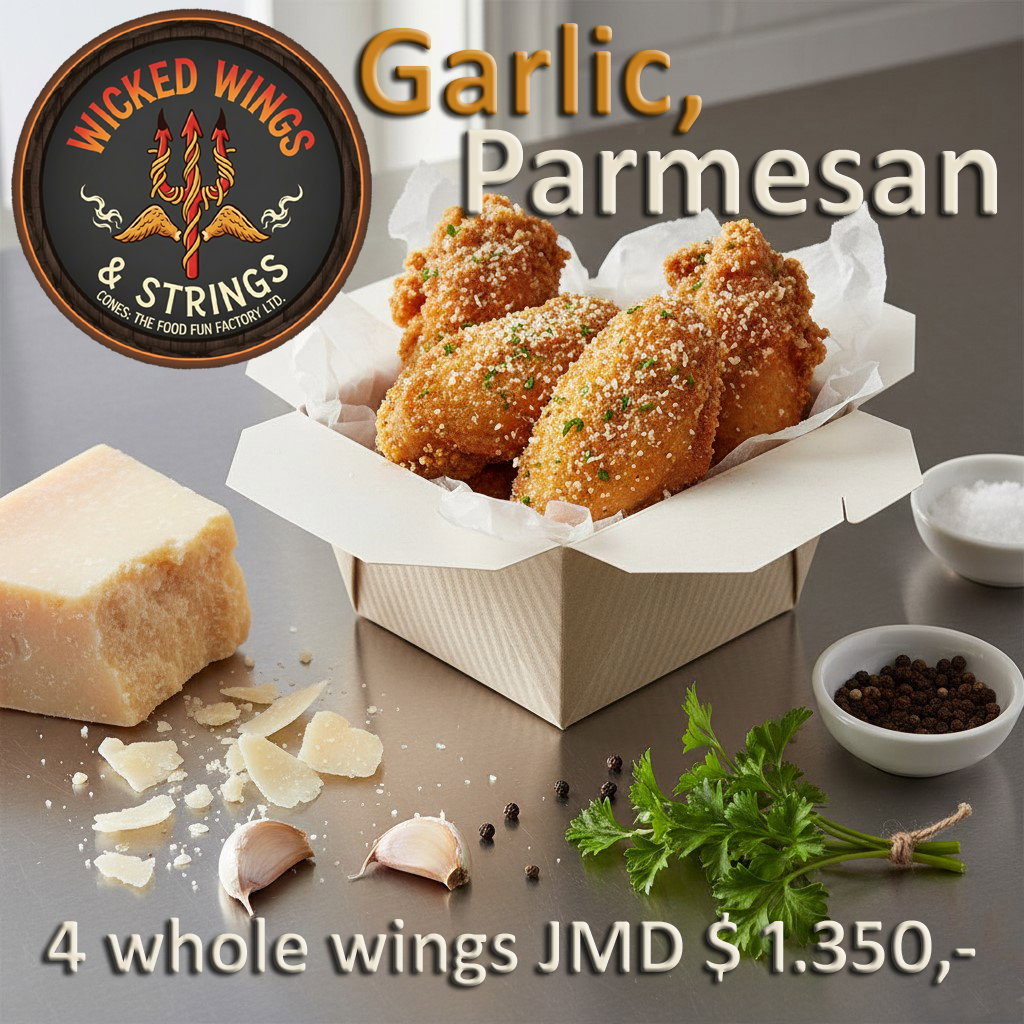Garlic Parmesan (4 whole wings) _0