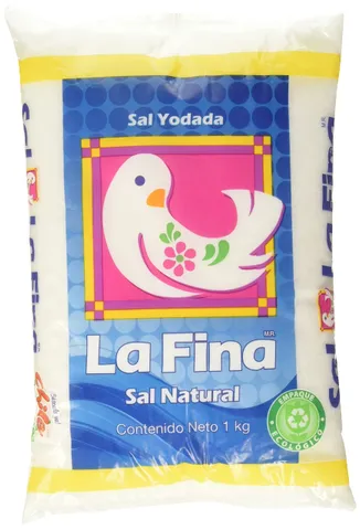 La Fina Sal Natural Yodada, 1 kg_0