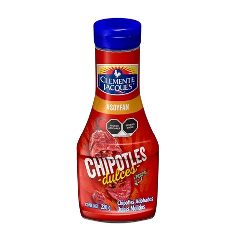 Clemente Jacques Chipotles Dulces Molidos, 220g_0