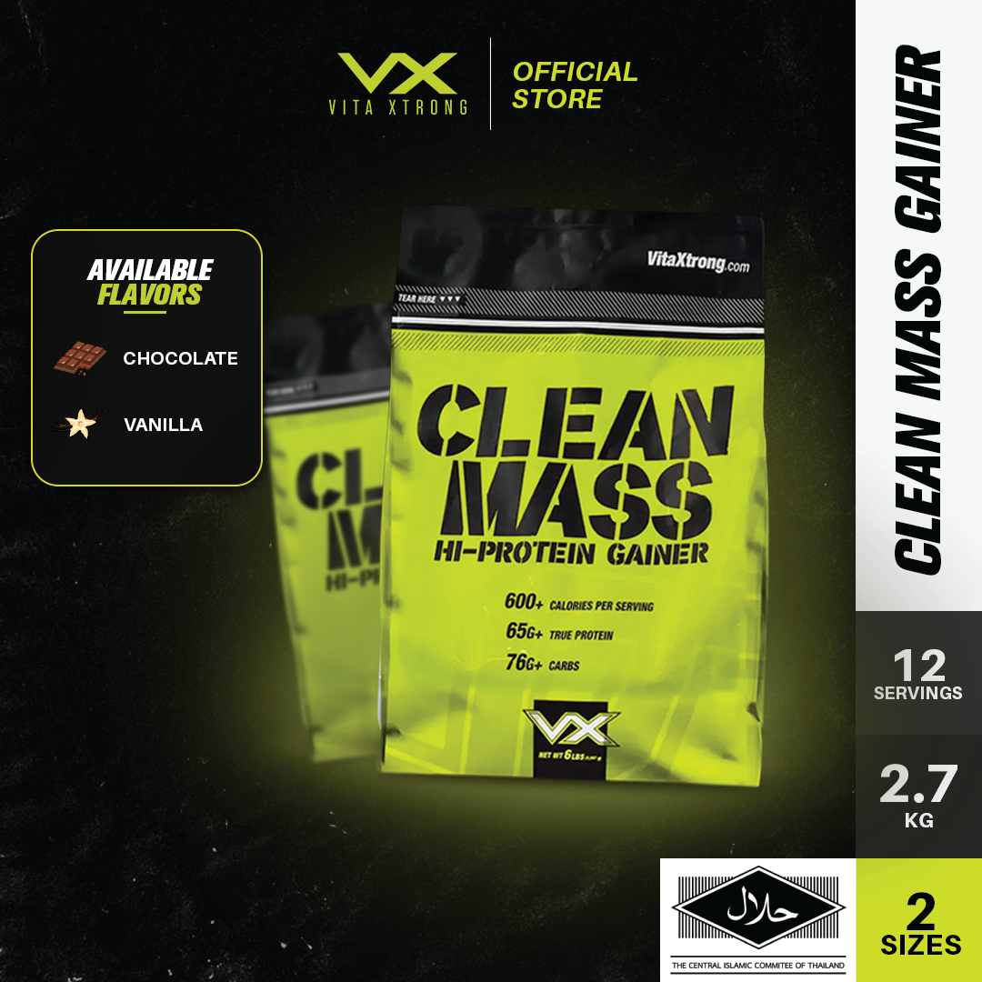 VITAXTRONG Clean Mass Hi-Protein Gainer (10lbs/4.5kg) | Build Muscle, High protein, Max Muscle Growth [VX]_0