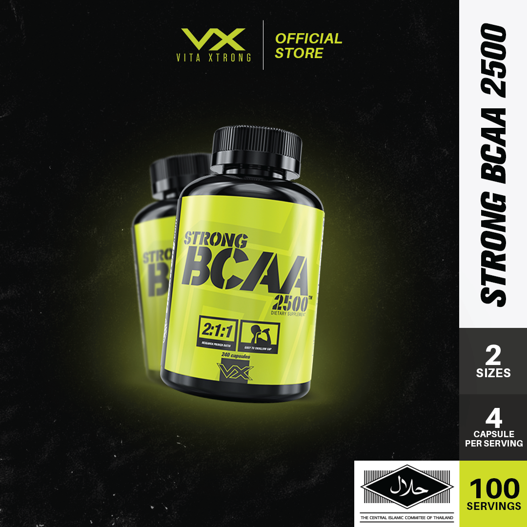 VITAXTRONG Strong BCAA 2500™ (240 / 480 capsules) | Muscle Recovery, Muscle Growth, Reduce Soreness [VX]_5